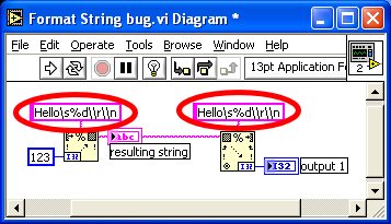 Format Into String and Scan From String bug - NI Community