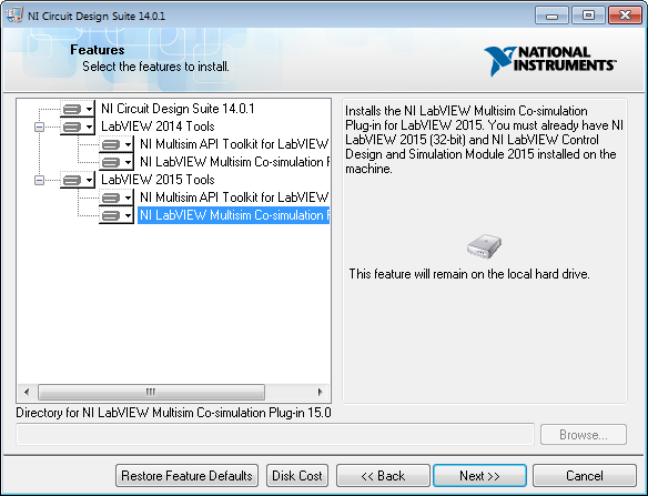 How do I install the Multisim co-simulation plug-in for LabVIEW 2014? -  Page 2 - NI Community