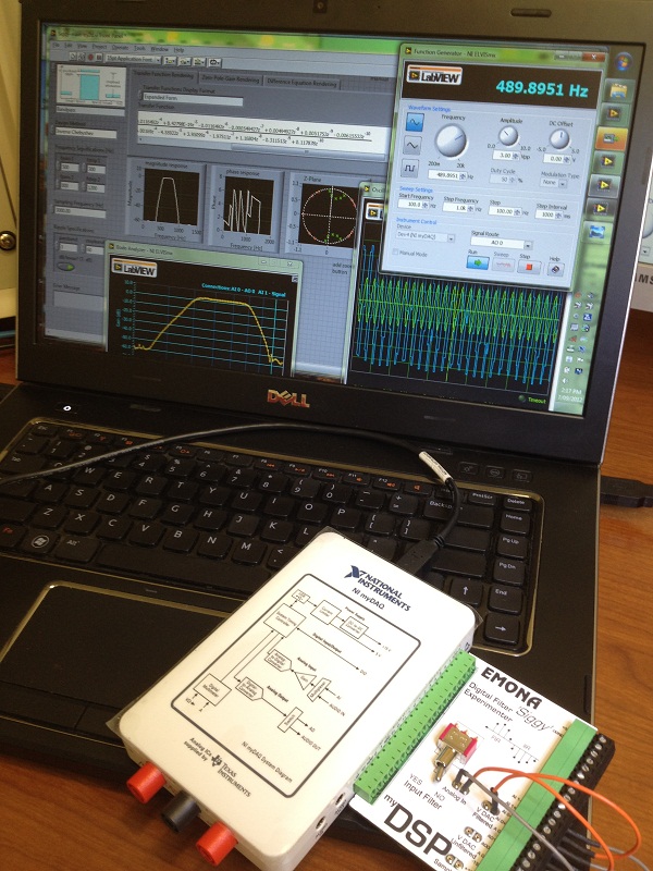 Digital Filters with the EMONA myDSP minisystem for myDAQ - NI Community