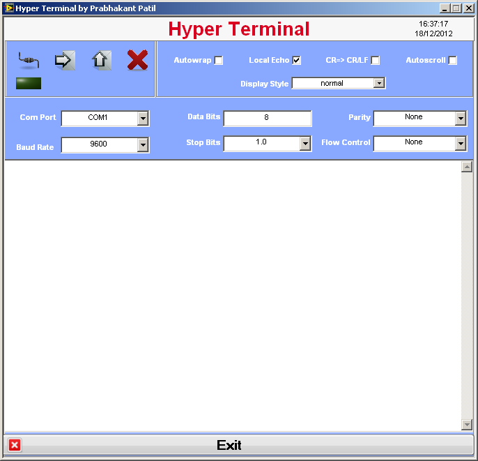 Hyper Terminal RS 232 & Serial Port Test - NI Community