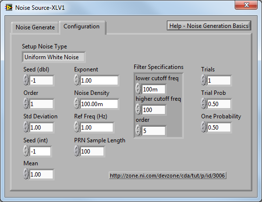 Noise Source Generator - NI Community