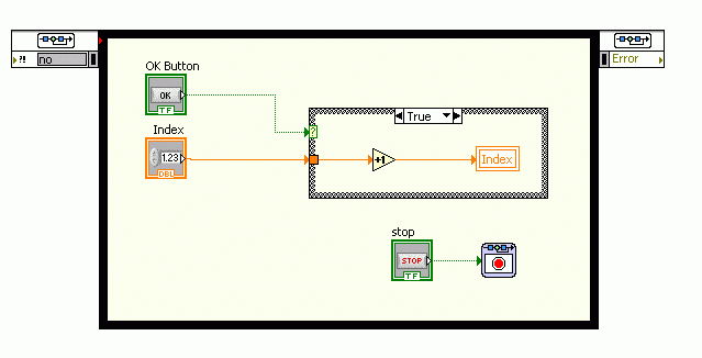 Incrementing control in Simulation Loop