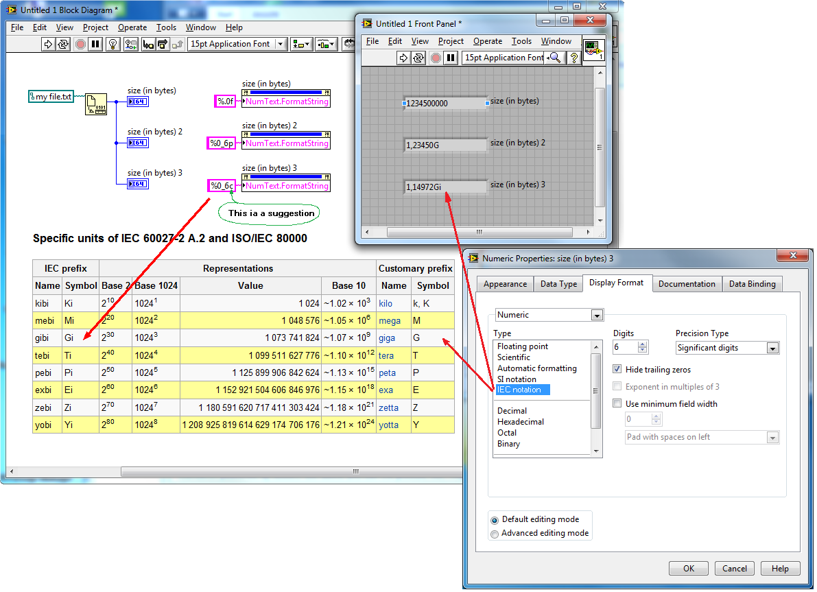 Specific units of IEC 60027-2 A.2 and ISO/IEC 80000