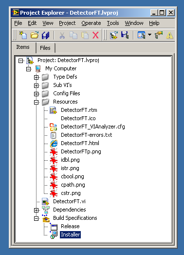 DetectorFTProjectTree.png