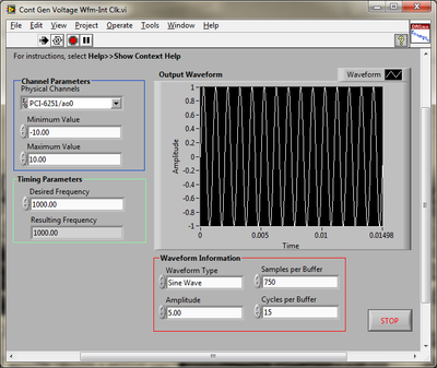 Cont Gen Voltage 1kHz