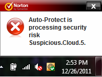 Norton error associated with Empty LV build error.png