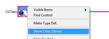 ShowClassLibraryFromWire