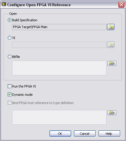 Configure Open FPGA VI Reference