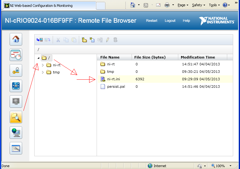 INI file location