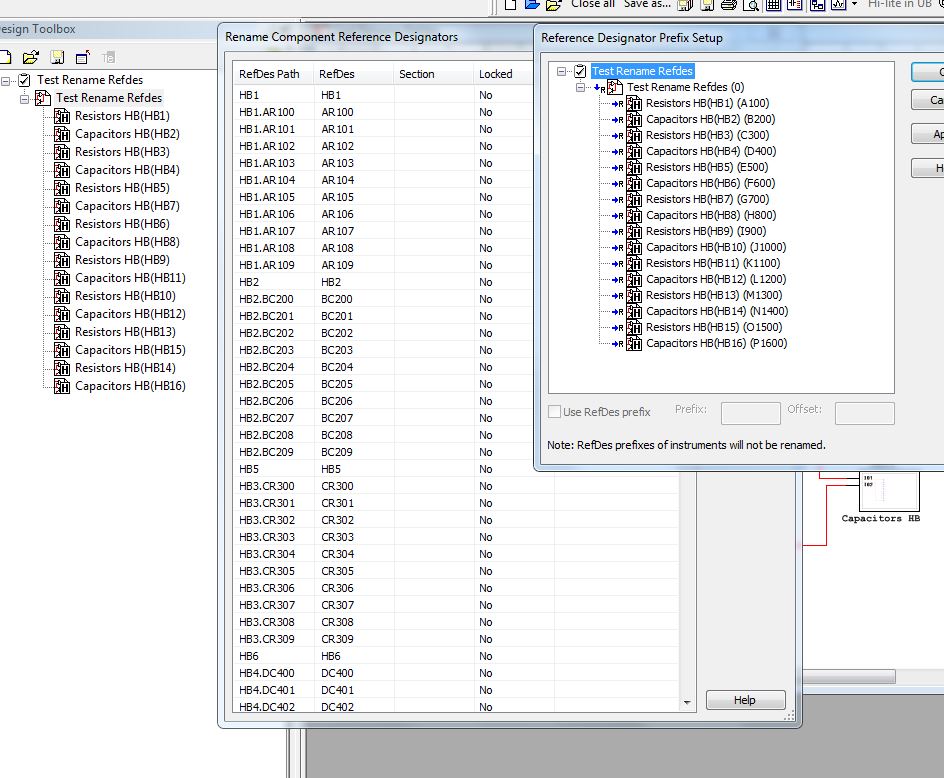 after rename, appears hierarchy view in Ref des prefix setup matches H view in toolbox.JPG