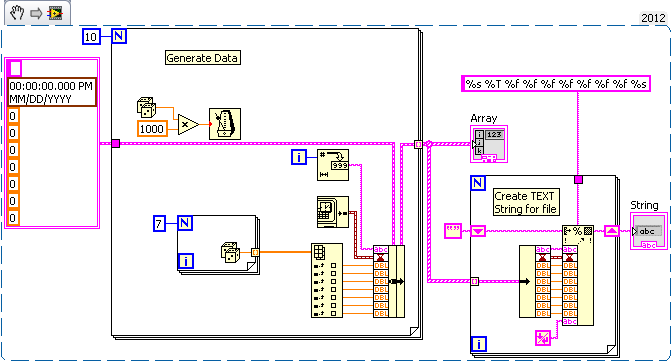 Solved: Save a timestamp to a array - NI Community