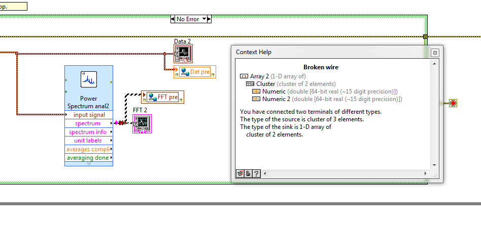 Solved: How to show the output of the signalexpress power spectrum in ...