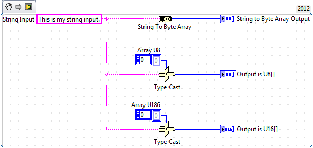 String to U16[]