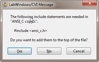 Solved: can't find ansi_c.h library - NI Community