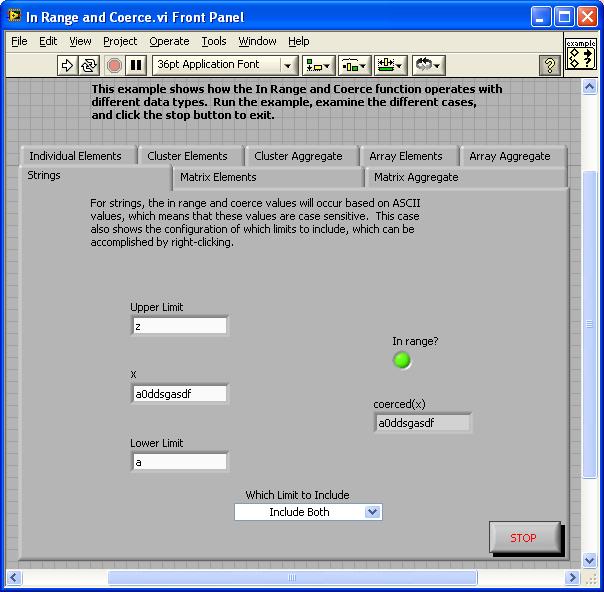 In Range and Coerce, STRING NI Community