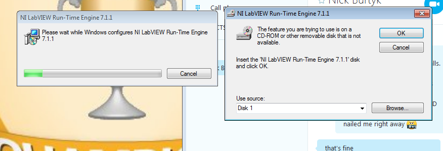 Solved: ??? Insert the "NI LabVIEW Run-Time Engine 7.1.1" - NI Community