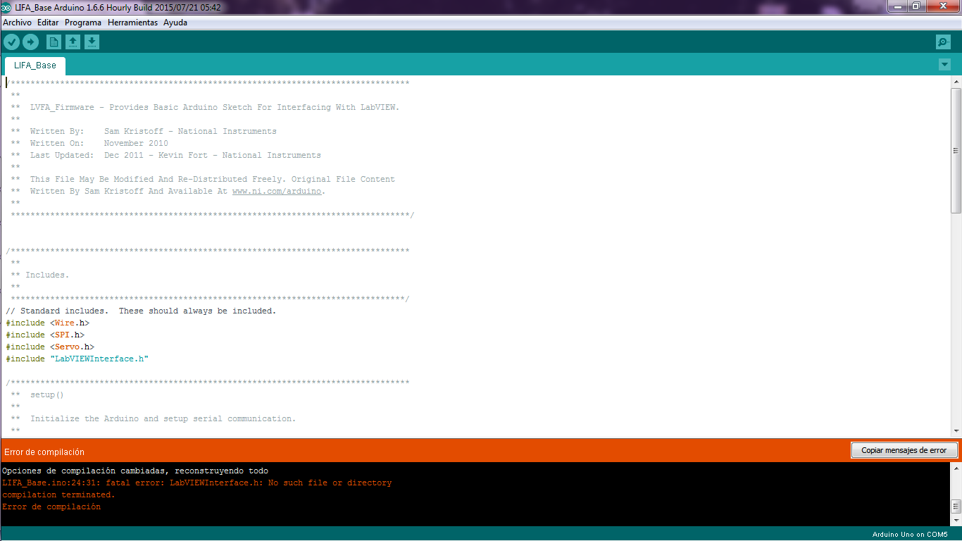 Arduino con LabVIEW - NI Community