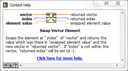 Swap Vector Element (7.0)