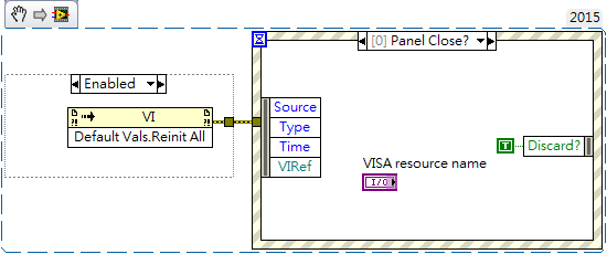 The initialization of empty visa resource name - NI Community