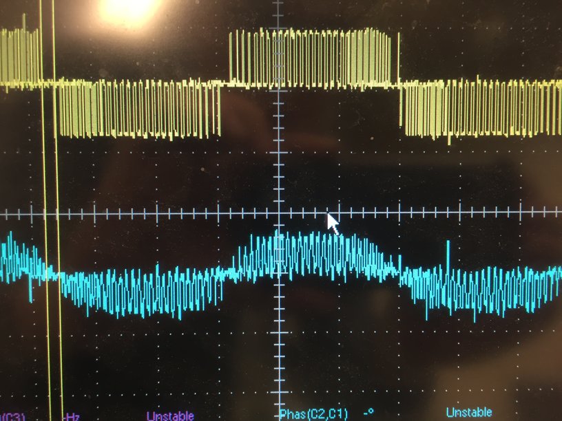 original voltage and sensed voltage