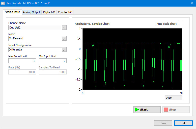 USB-6001 Analogue input - NI Community