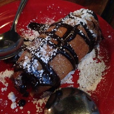 Deep Fried Snickers from Red's Porch