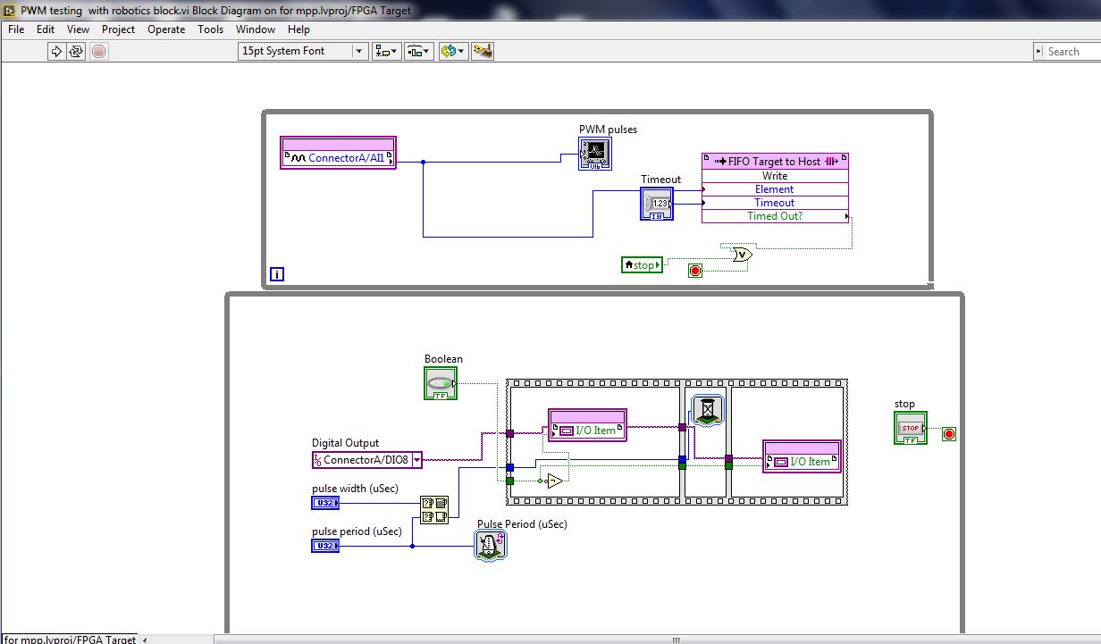 PWM read through analog input in (myRIO-1900) fpga is not aquiring the  actual pulses - NI Community