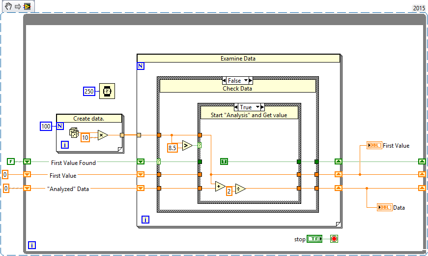 LabVIEW First Value example.png