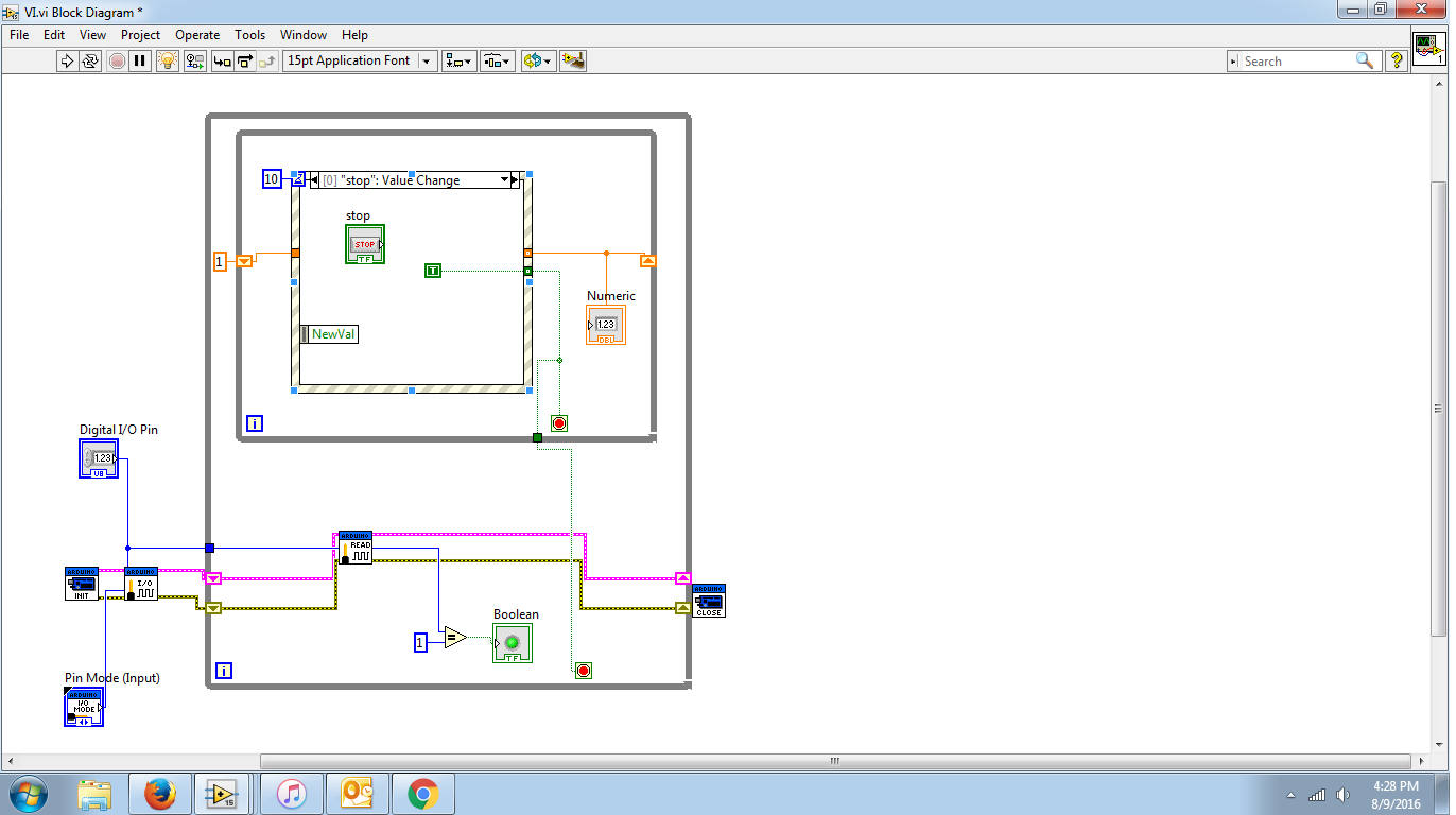 Counting with digital input reading Ardunio digital pin - NI Community