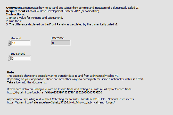 Transfer Values To And From A Dynamically Called VI - Front Panel.png