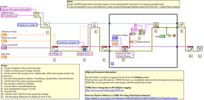 DAQmx Write Data To Spreadsheet File - Block Diagram.png