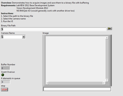 Acquire Image from Camera and Save to Binary File - Front Panel.png