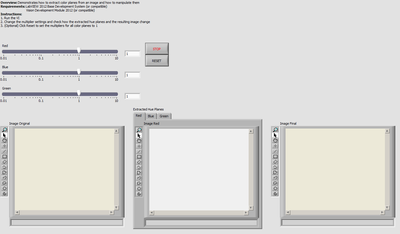 IMAQ Image extract and manipulate color planes - Front Panel.png