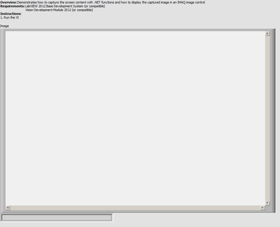 Capture screen with .NET and display the captured image as an IMAQ image - Front Panel.png