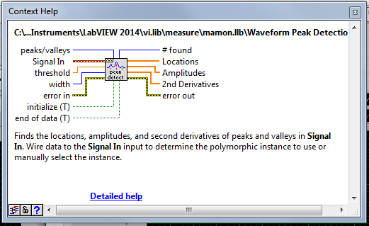 Waveform Peak Detection