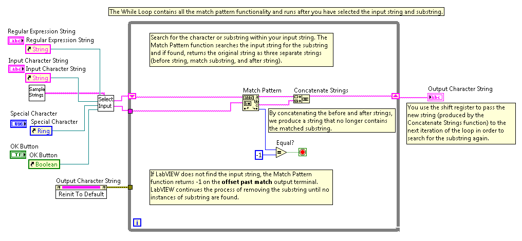 Removing Substrings from a String in LabVIEW - NI Community