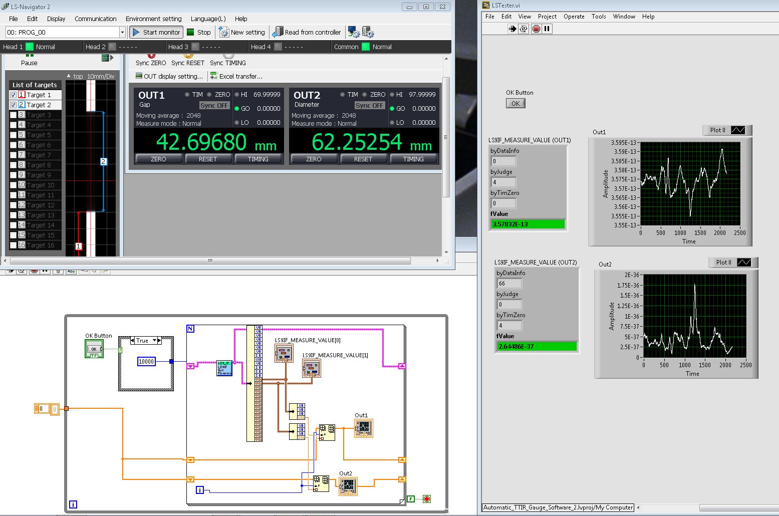 Solved: Data loss in LV when reading Keyence LS-9501 measurements