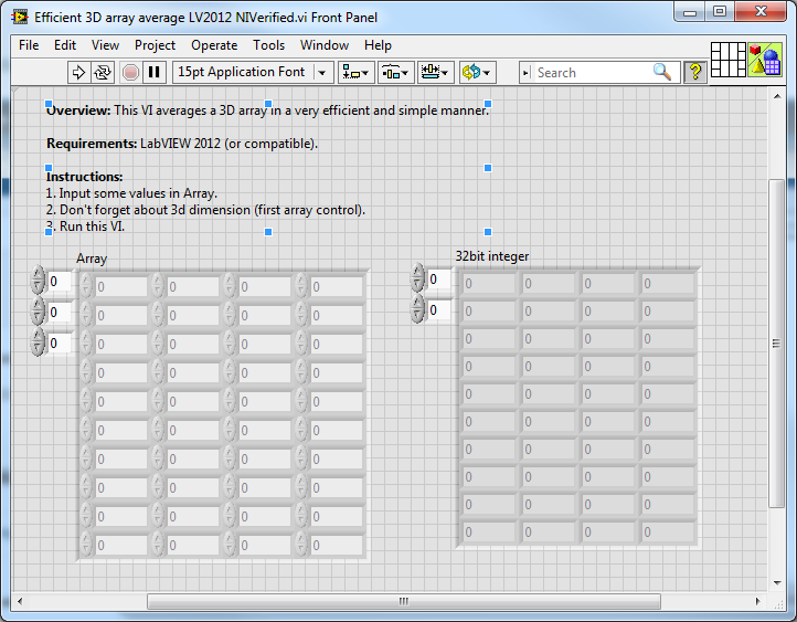 LabVIEW Basic 3D Array Average FP.png