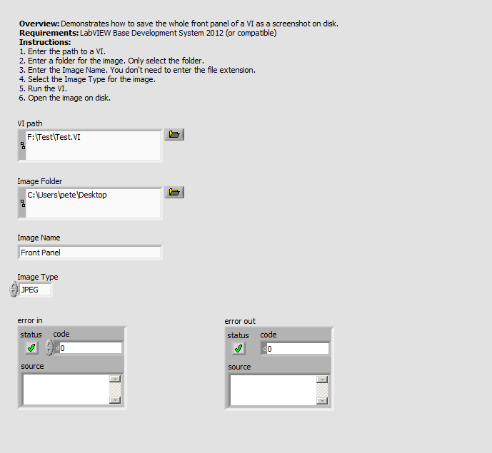 Save Front Panel As Screenshot On Disk - Front Panel.png