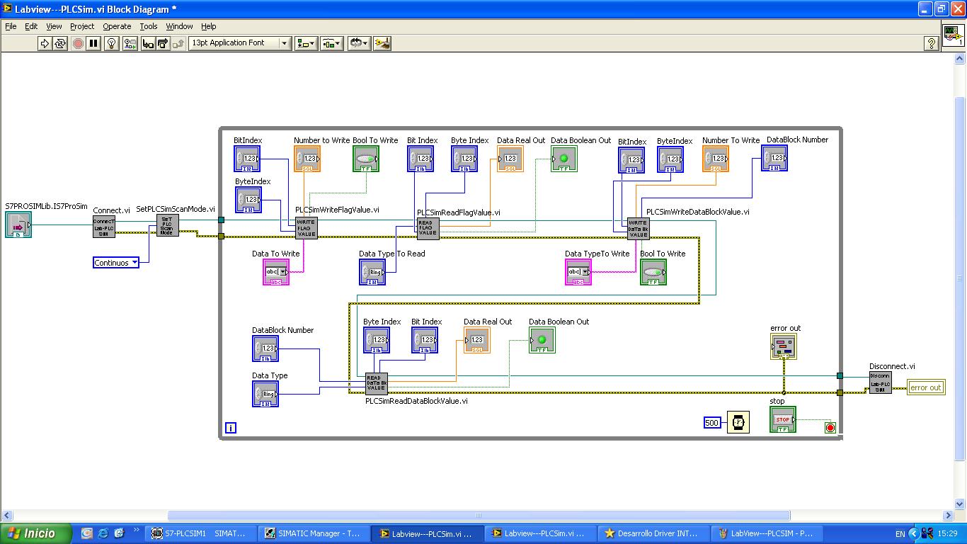 LabView---PLCSim