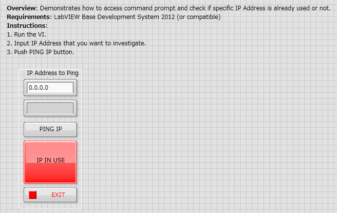 Ping IP Address using LabVIEW - NI Community