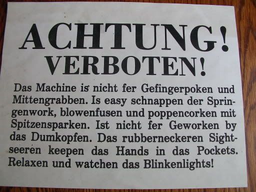 achtung