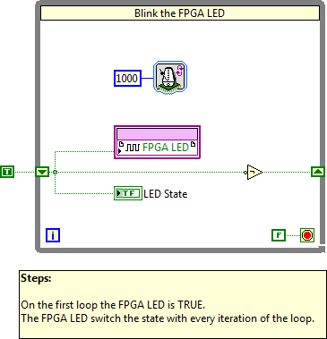 Blink LED on a cRIO Target - NI Community