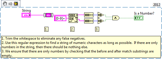 Determining Whether a String Contains Only Numbers using LabVIEW - NI  Community