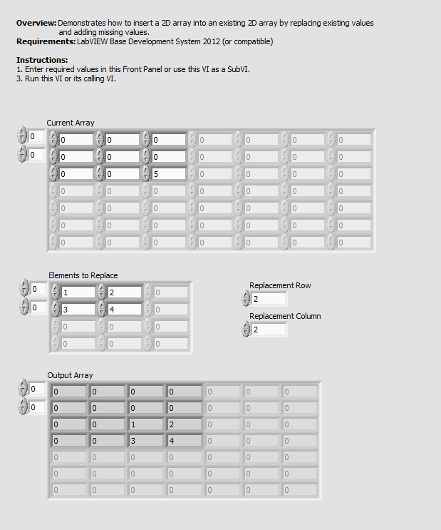 Replace 2D Array_lv86.vi - Front Panel.png