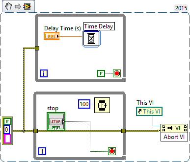 Solved: FORCE STOP WHILE LOOP WITH TIME DELAY - NI Community
