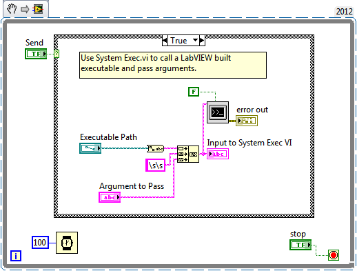 Pass Arguments to a LabVIEW-built Executable - NI Community