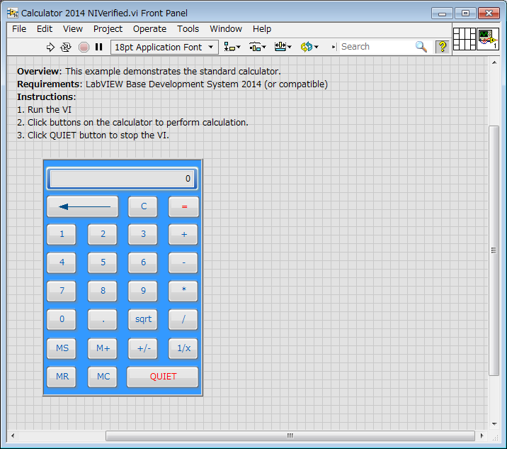 Calculator using LabVIEW - NI Community