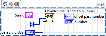 Hexadecimal String To Number Sample