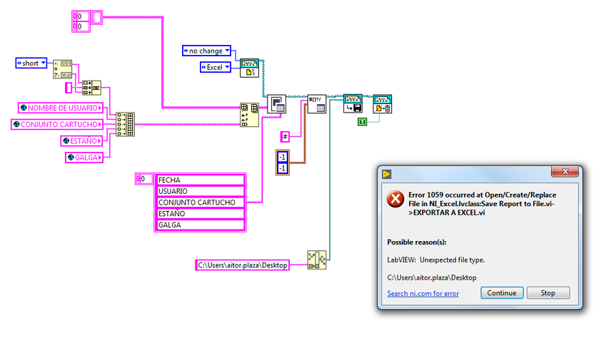 Solved: From LabView to Excel - NI Community